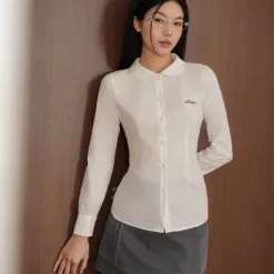 Side pleated skirt