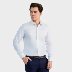 Aristino Business Men's White Patterned Shirt